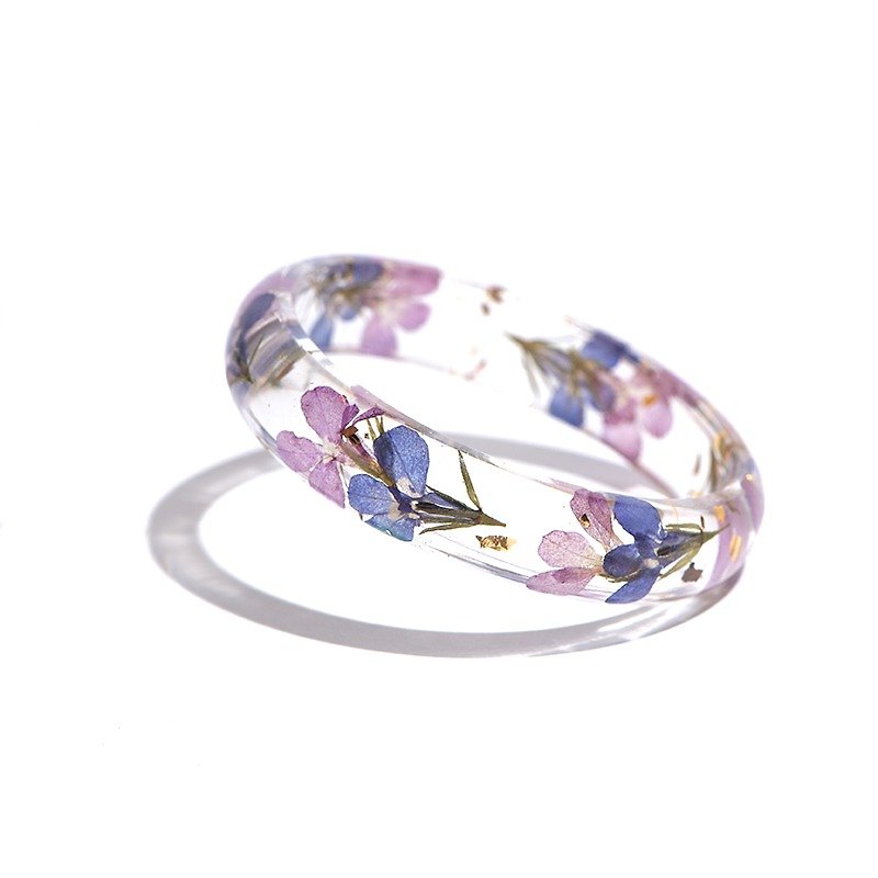 Constellation Series [Taurus]-Cloris Gift Bracelet - สร้อยข้อมือ - พืช/ดอกไม้ สีม่วง