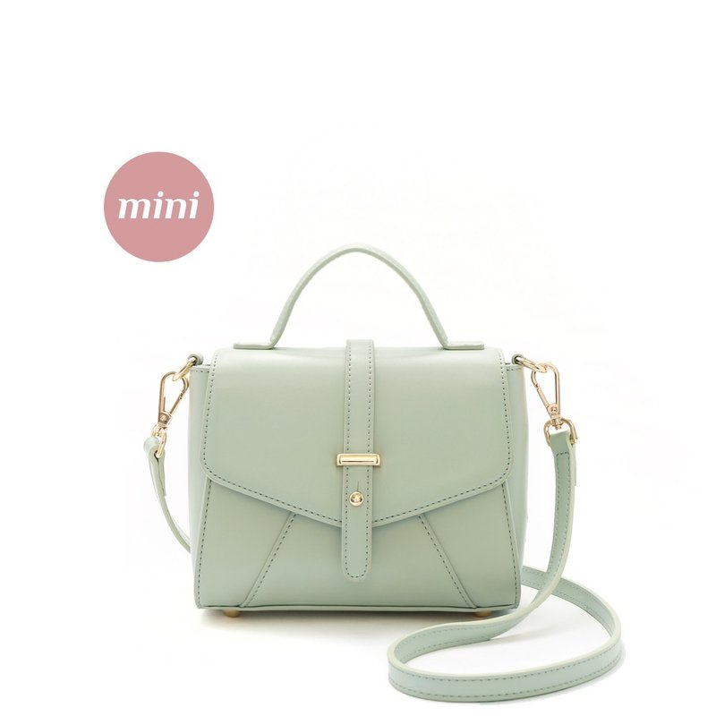 Daisy bag (small) green - กระเป๋าถือ - หนังเทียม สีเขียว