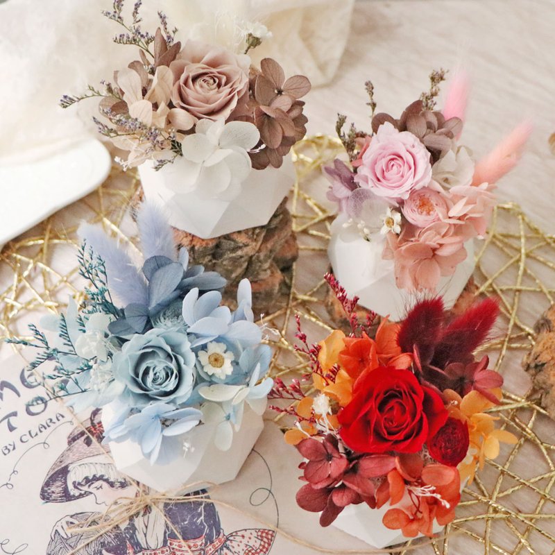 Diffuse small table flowers, extremely dry flowers, eternal flower gift - Dried Flowers & Bouquets - Plants & Flowers Multicolor