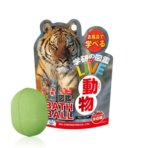 NOL/BANDAI 入浴球 臺灣代理(唯可) 學研的圖鑑LIVE:動物入浴球(泡澡球)