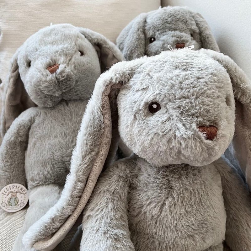 Nordic Swedish Teddykompaniet Svea rabbit (elegant gray) - ตุ๊กตา - เส้นใยสังเคราะห์ 