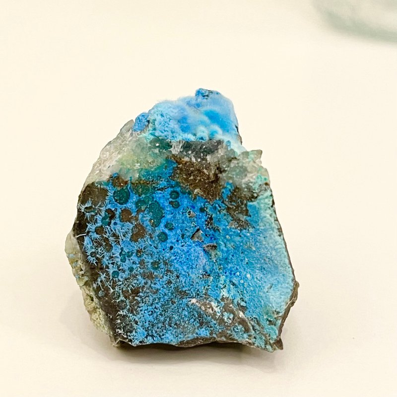 Mineral Crystal of Light / Guizhou / velvet copper mine / raw ore / mine mark - Other - Gemstone 