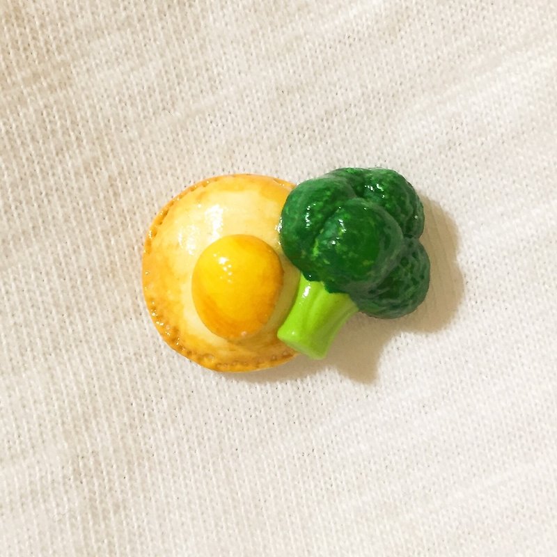 Not picky eaters series vegetable earrings (can be changed to Clip-On type) ((Randomly send a mysterious gift for over 600)) - ต่างหู - ดินเหนียว หลากหลายสี