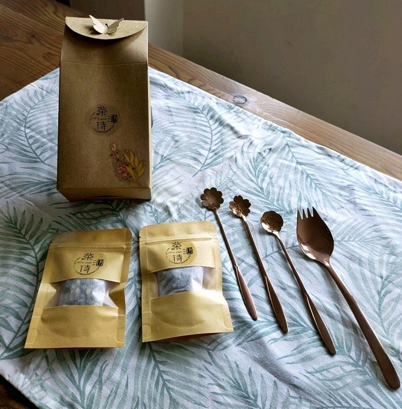 新手飲茶推薦優惠-小香茶(貴婦茶) 附贈茶匙組 - 茶葉/茶包/水果茶 - 植物．花 多色