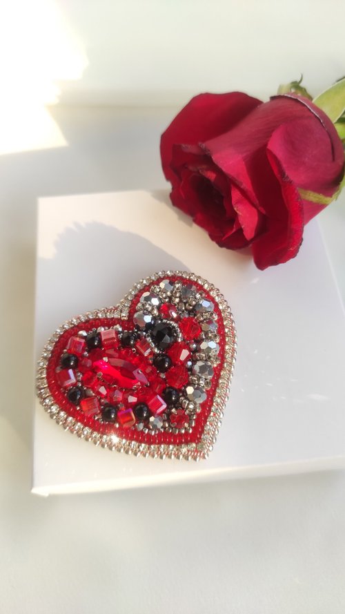 Brooches, brooch pin, pins, Heart, Jewelry, gift, Valentine