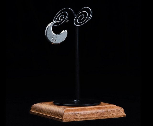 アクセサリー CALEE MOON ROLL SILVER PIERCE Calee Moon Roll Silver