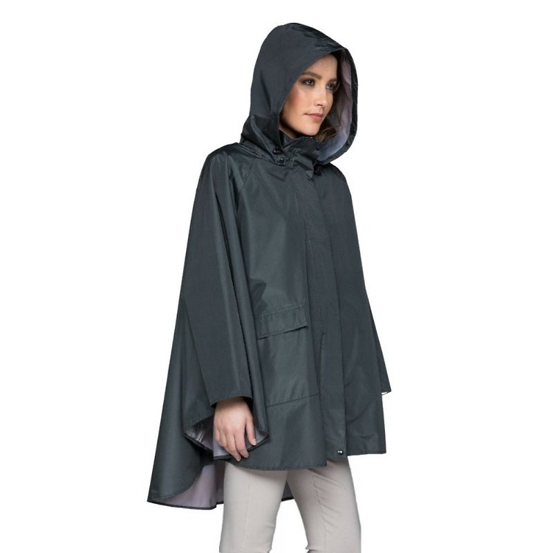 November Rain waterproof poncho - Nightstorm - Umbrellas & Rain Gear - Polyester Black
