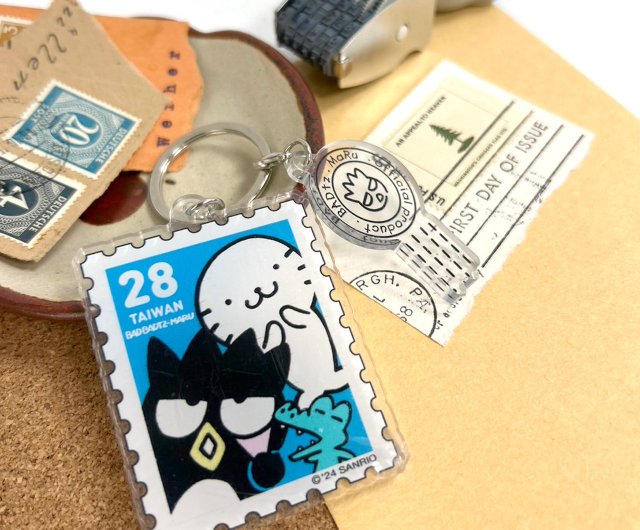 台湾放浪中】サンリオ サンリオキーホルダー アクリルアクリル切手