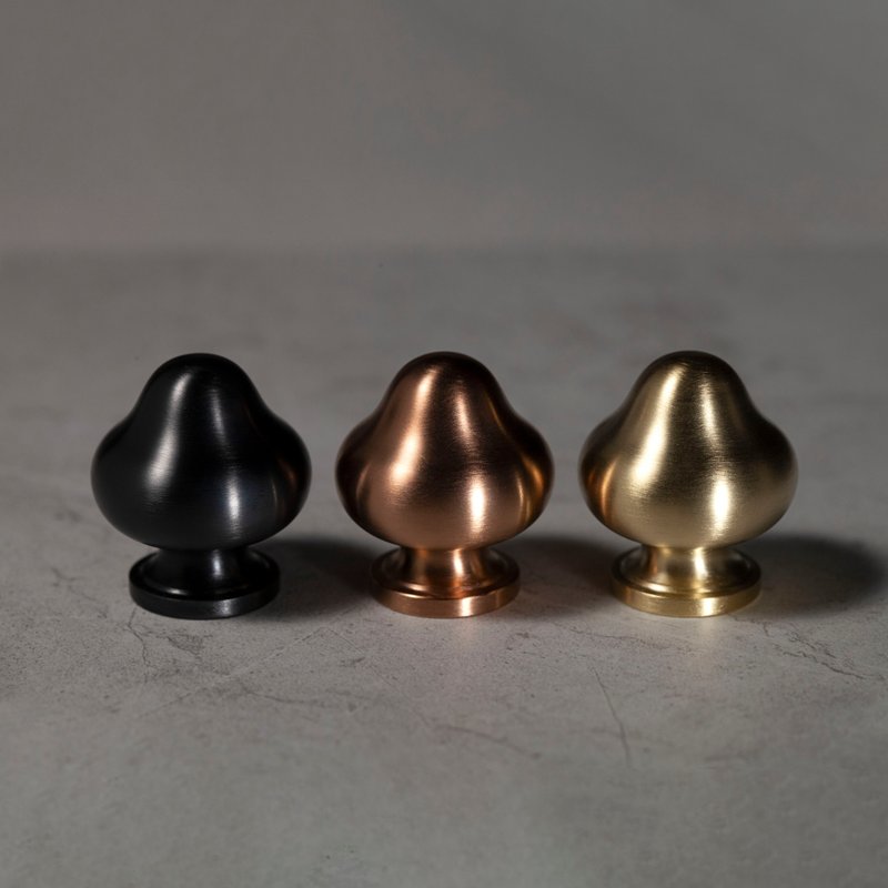 golden parade [small mushroom] Bronze single point handle - อื่นๆ - ทองแดงทองเหลือง 