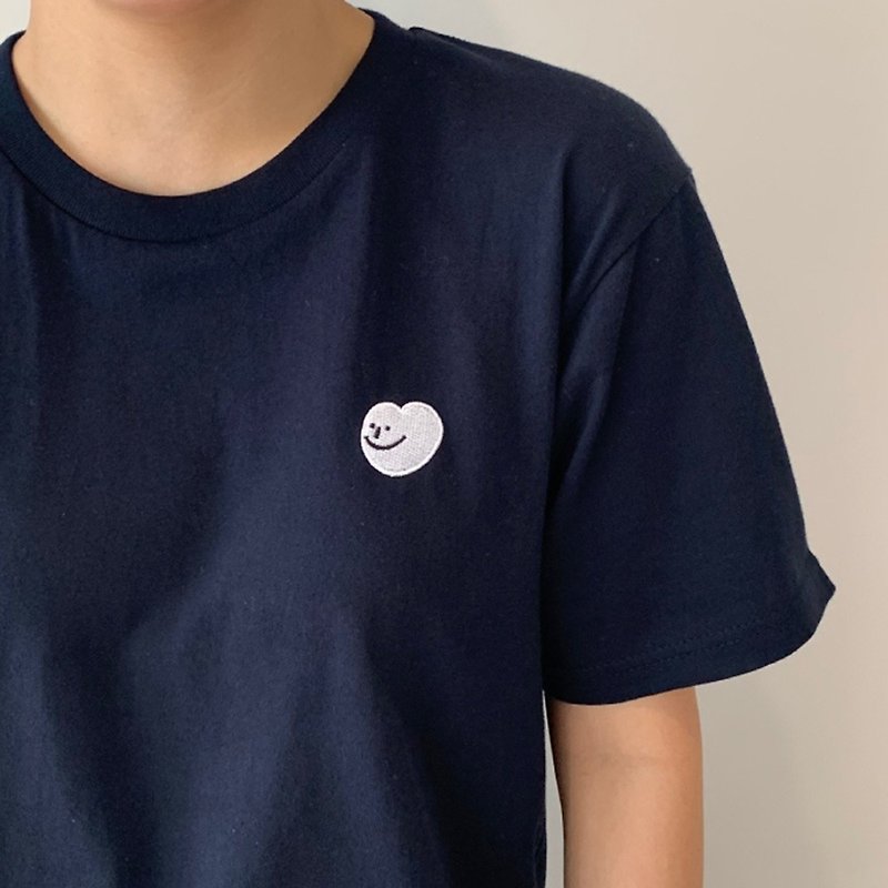 SASIM Embroidered Short Sleeve / Plain T / Tricolor - Women's T-Shirts - Cotton & Hemp 
