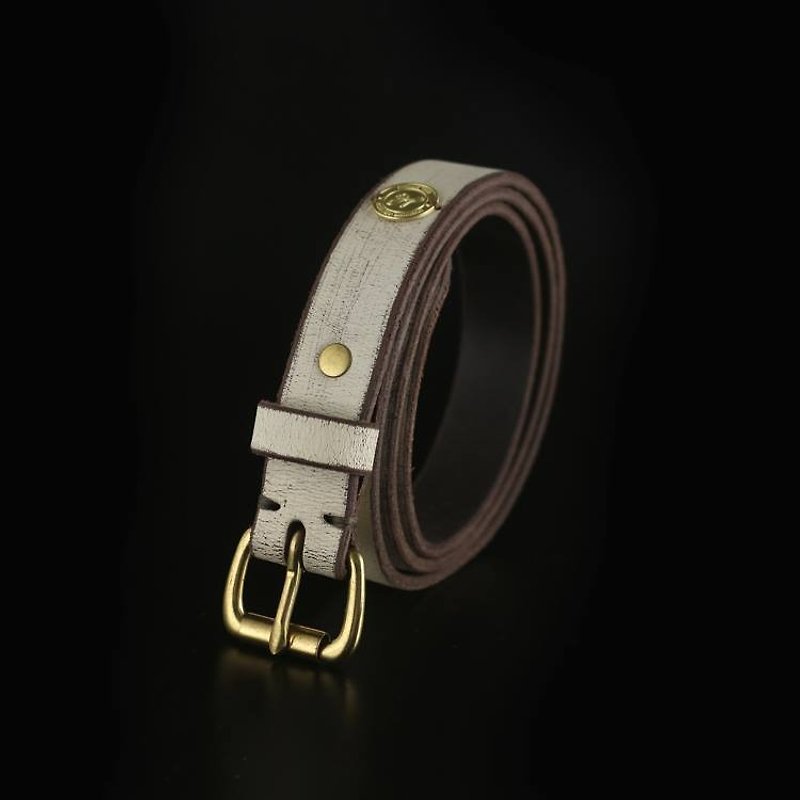 HEYOU Handmade - Vintage Look Belt - Belts - Genuine Leather Multicolor