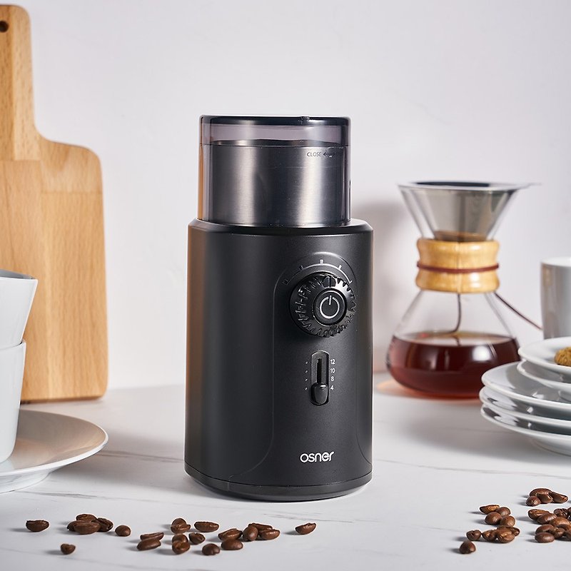 [Osner Korea Oshen] ELCONA Korea Classic Electric Grinder - Coffee Pots & Accessories - Other Materials Black