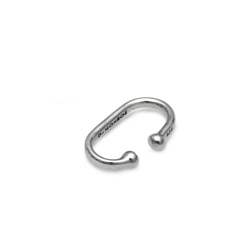 シンプル シルバー925 イヤーカフ/メンズ/片耳/送料無料/シルバーアクセサリー/彼氏プレゼント/シンプル/日本製/ec24s - 耳環/耳夾/耳骨夾 - 純銀 