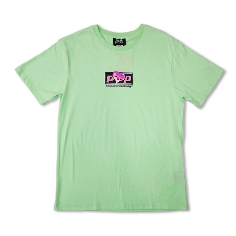 Hate Monday'' X PINK PANTHER - TEE(PPHM-T03) - เสื้อฮู้ด - ผ้าฝ้าย/ผ้าลินิน สึชมพู