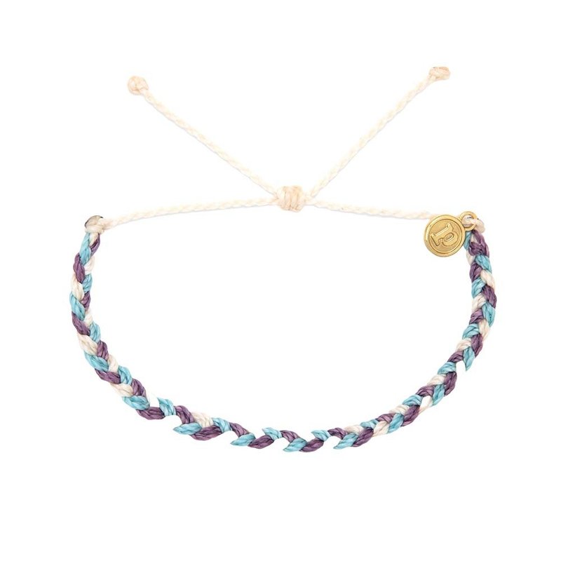 Pura Vida American handmade PINKY PROMISE tick mini thick wire braided surf bracelet - สร้อยข้อมือ - วัสดุอื่นๆ หลากหลายสี