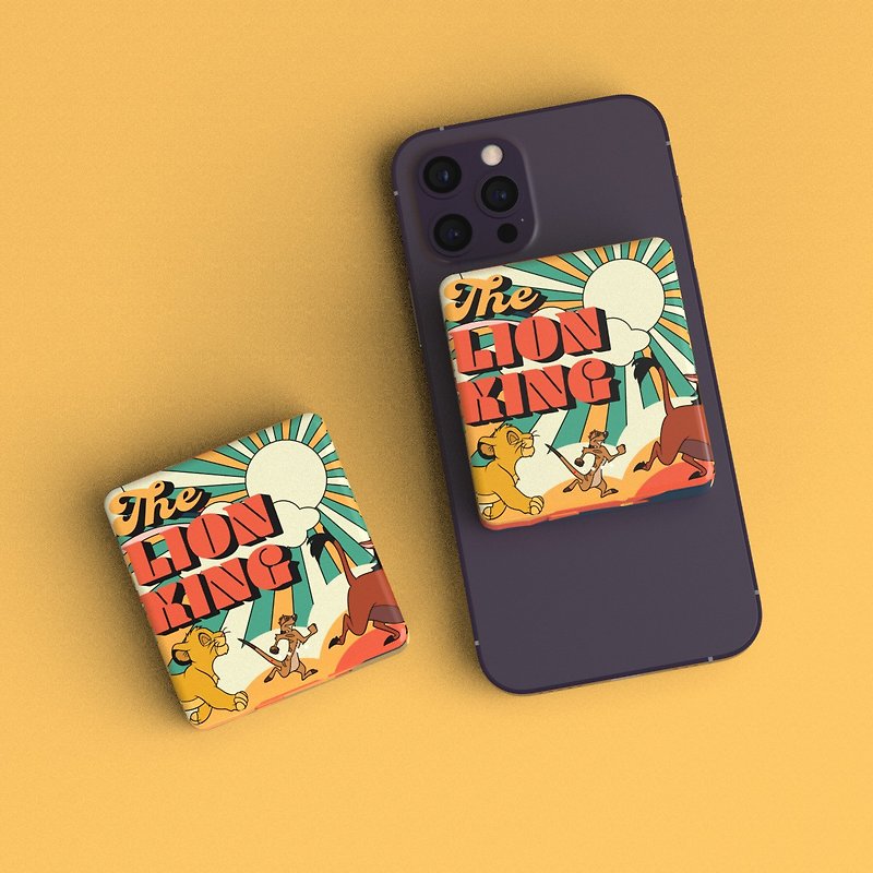 【LIMITED EDITION】Disney Magnetic Wireless Powerbank - Lion King - Chargers & Cables - Plastic Orange