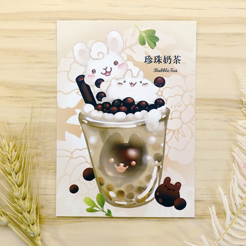 明信片-台灣美食系列組 - 卡片/明信片 - 紙 橘色