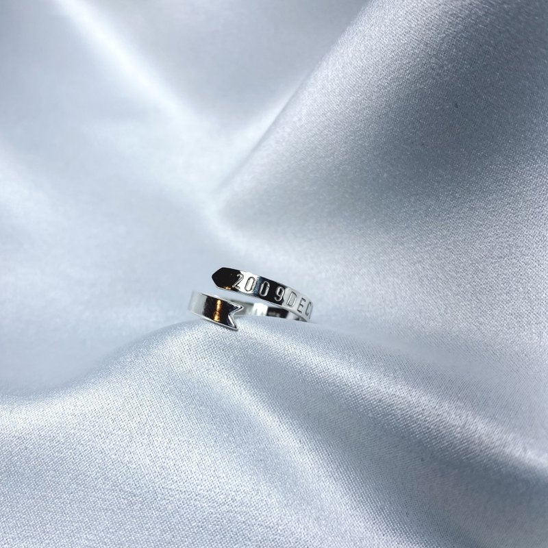 MIH 金工首飾 | 箭頭 純銀戒指 silver arrow ring - 戒指 - 純銀 銀色