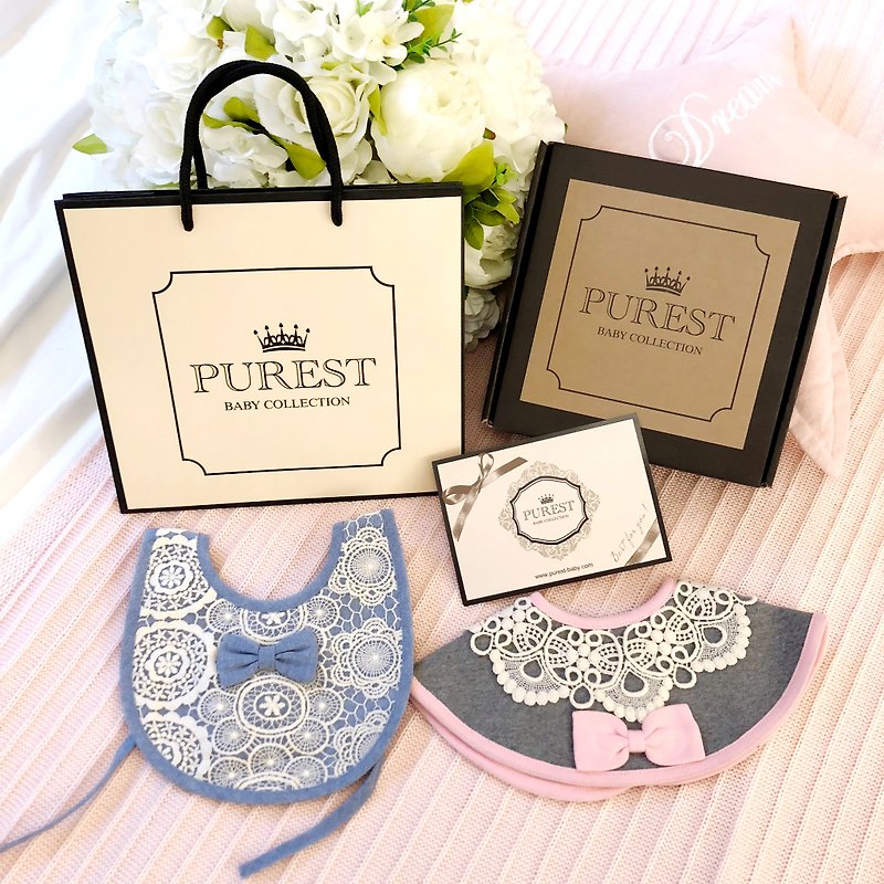 PUREST Lace Princess Princess Gift Box Set / Baby Newborn Moon / Birthday / Gifts Preferred - Baby Gift Sets - Cotton & Hemp 