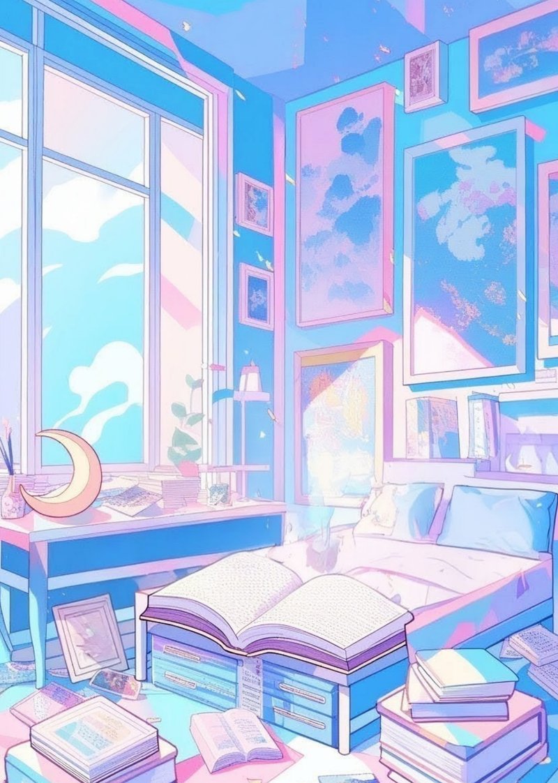 オリジナルステッカー　背景/装飾　H77 - 貼紙 - 紙 