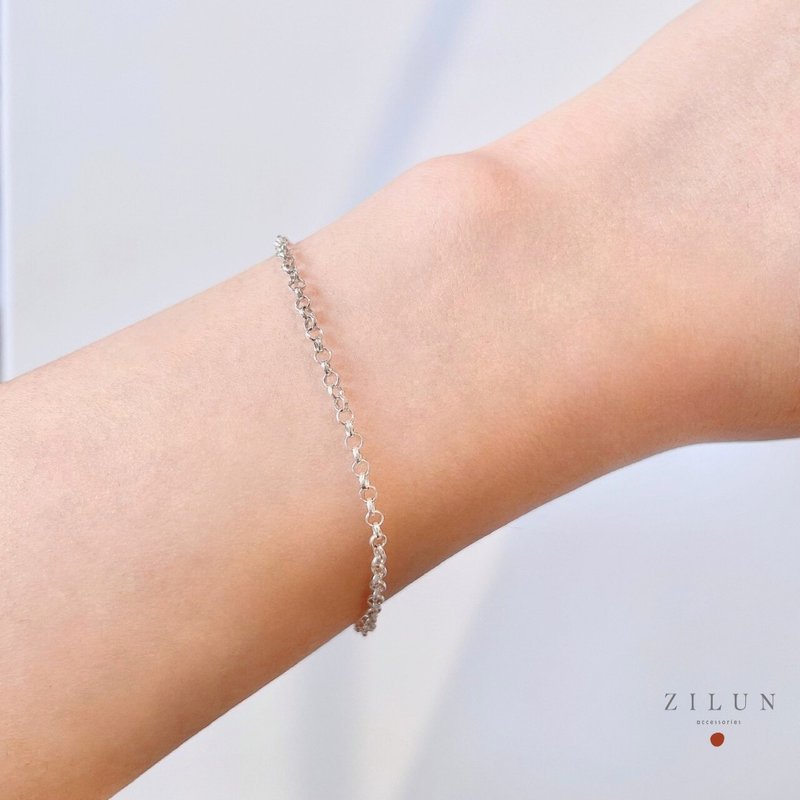 │Simple│High quality•O-ring•Bracelet•Pure silver bracelet•925silver - Bracelets - Sterling Silver 