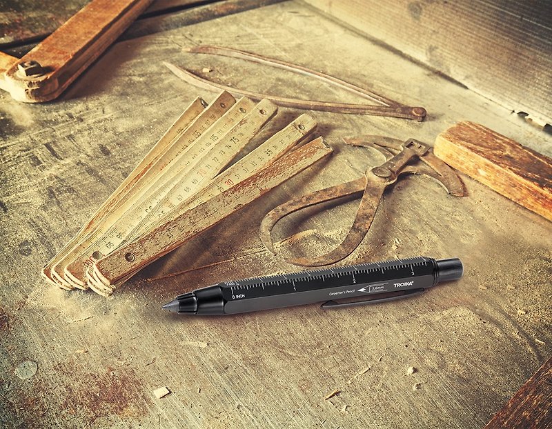 【情人節禮盒】【客製化禮物】卡本特木匠工具鉛筆(含削鉛) - 削鉛筆機 - 其他金屬 黑色