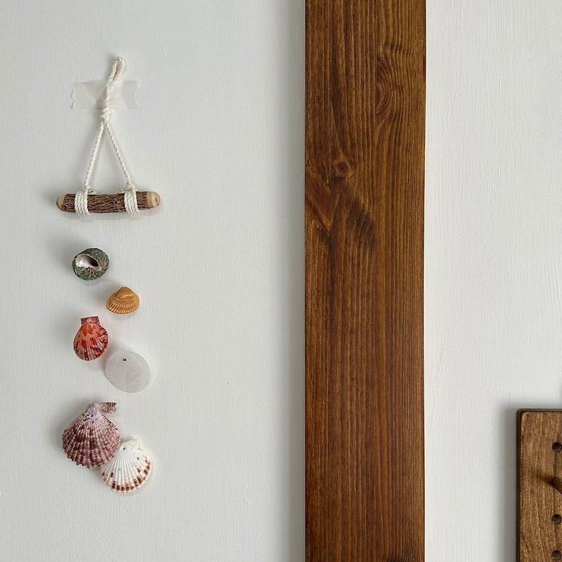 seashell small wind chime - 牆貼/牆身裝飾 - 其他材質 多色