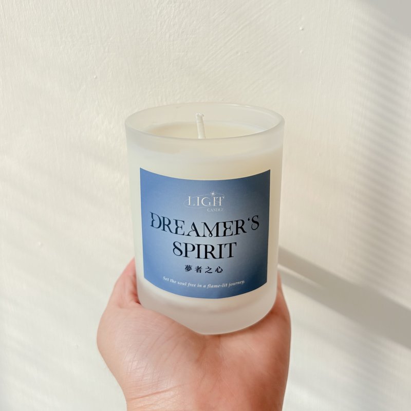 【 Light Candle 】Dreamers Spirit 夢者之心 | 天然大豆蠟精油 - 香氛蠟燭/燭台 - 蠟 透明
