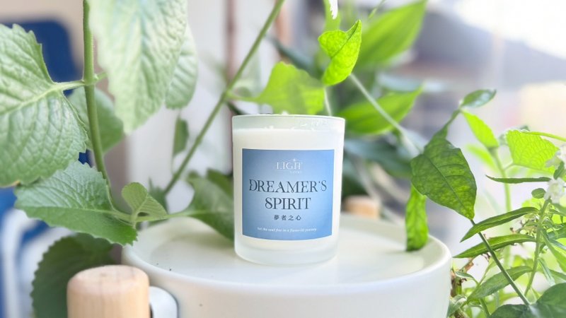 【 Light Candle 】Dreamers Spirit 夢者之心 | 天然大豆蠟精油 - 香氛蠟燭/燭台 - 蠟 透明