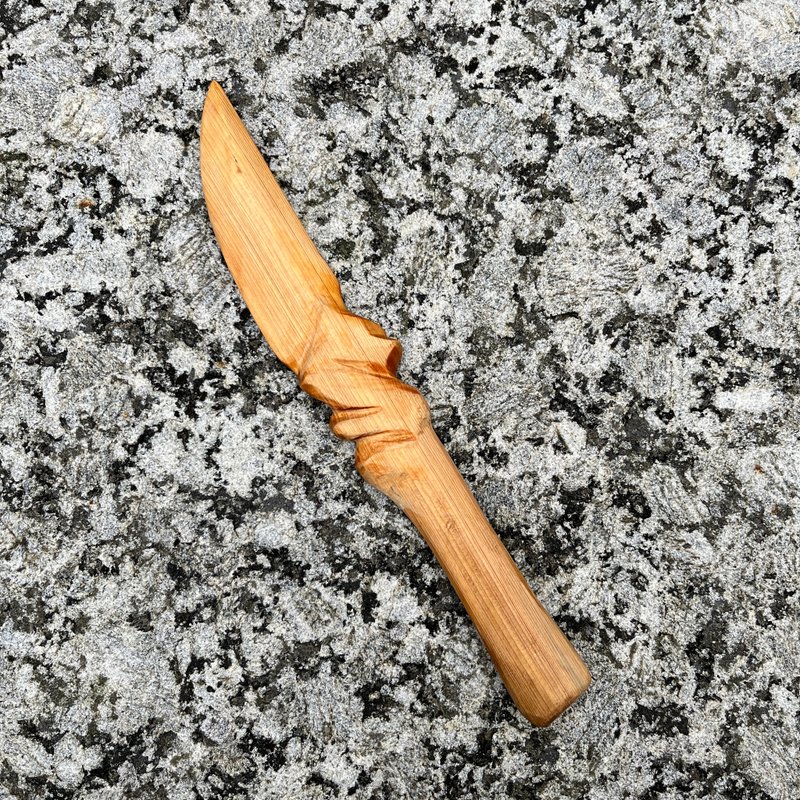 我販劍　妖刀　サルサパリラ　高山樟　匕首木刀小刀　魔劍 - 擺飾/家飾品 - 木頭 橘色