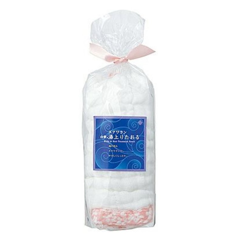Snow White Squalane Moisturizing Wipes (Large) / Pink - Towels - Other Man-Made Fibers White