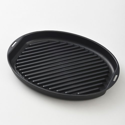 BRUNO 原廠配件 | 日本BRUNO 橢圓形紋路煎烤盤 (職人款電烤盤專用)