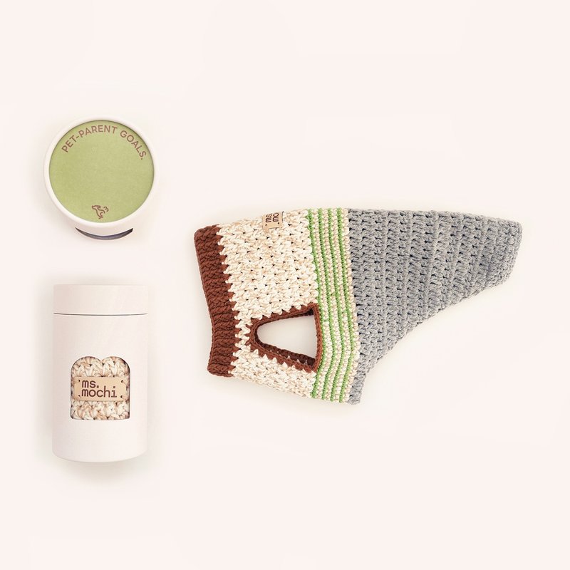 Hand-knitted Little Garment #While Waiting, Dress Up Nicely #4 - Clothing & Accessories - Other Man-Made Fibers Multicolor