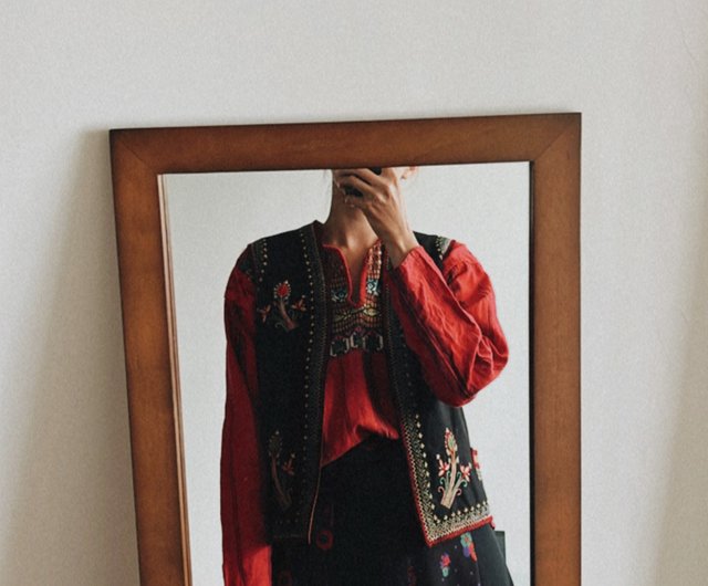 ヴィンテージ ポーランド フォーク ウール チョッキ ポーランド