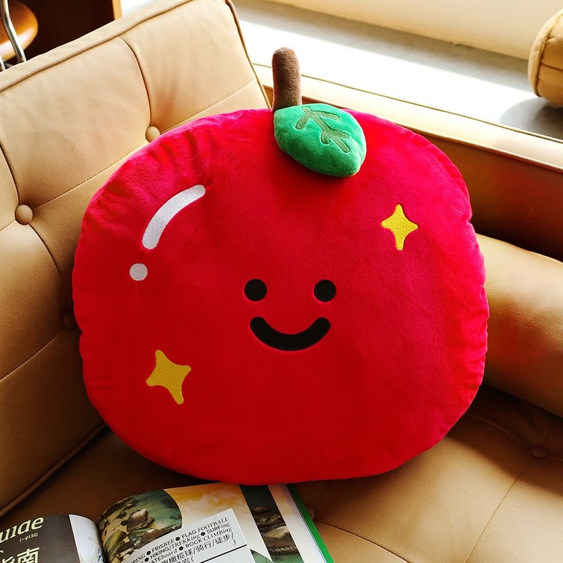 Yuguoshan original apple plush doll can be inserted into the pillow ornaments cute pillow funny nap pillow sofa - Pillows & Cushions - Other Materials 