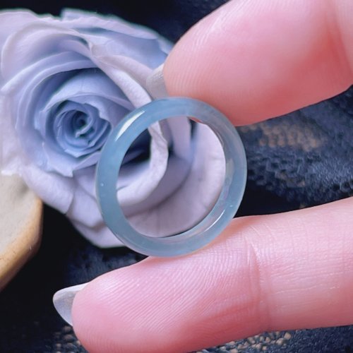 瓔珞珠寶盒 E.L.Jewelry Box 【求‧緣】冰藍水翡翠戒指戒圈 | 國際8圍 | 天然翡翠A貨 | 送禮