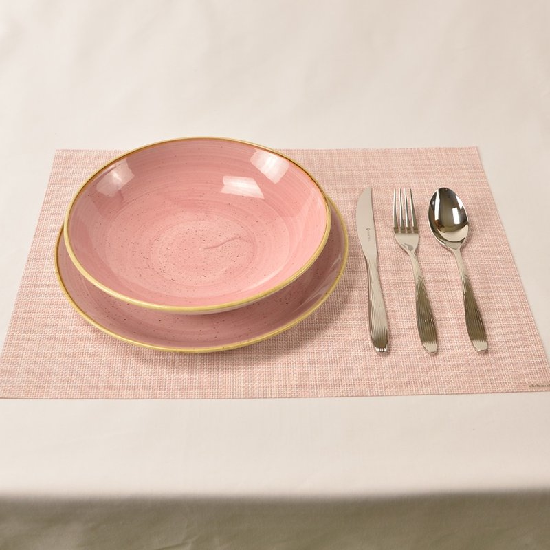 Churchill, UK | Hidden Pink Single Main 6-piece Set - Plates & Trays - Pottery Pink