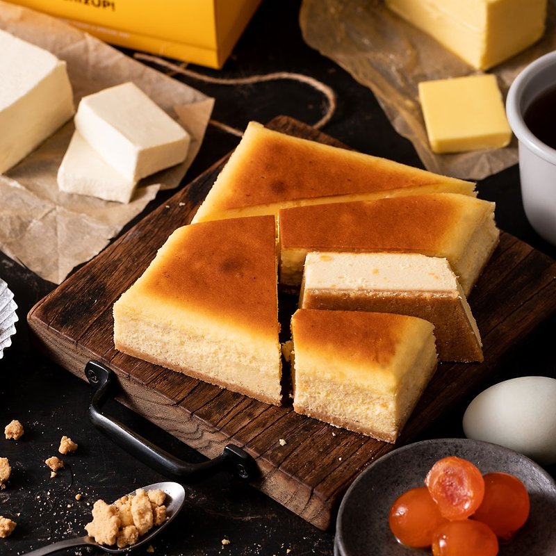 ChizUP! Golden Autumn Salted Egg Yolk Cheese - Cake & Desserts - Fresh Ingredients Orange
