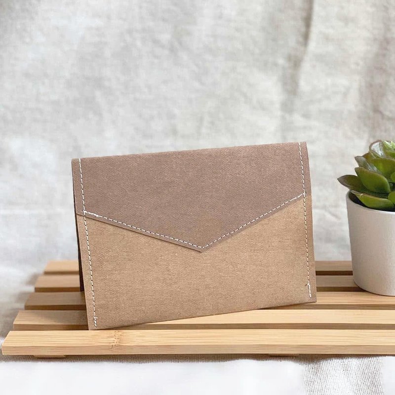 皮革紙護照套 證件套 Passport Cover 信封造形 紙質感 - 護照夾/護照套 - 紙 