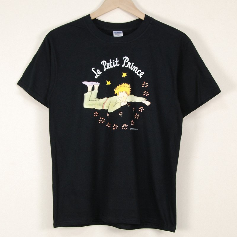 小王子經典版授權 - T恤：【哭泣的小王子】成人短袖 T-shirt,AA08 - 帽T/大學T - 棉．麻 綠色