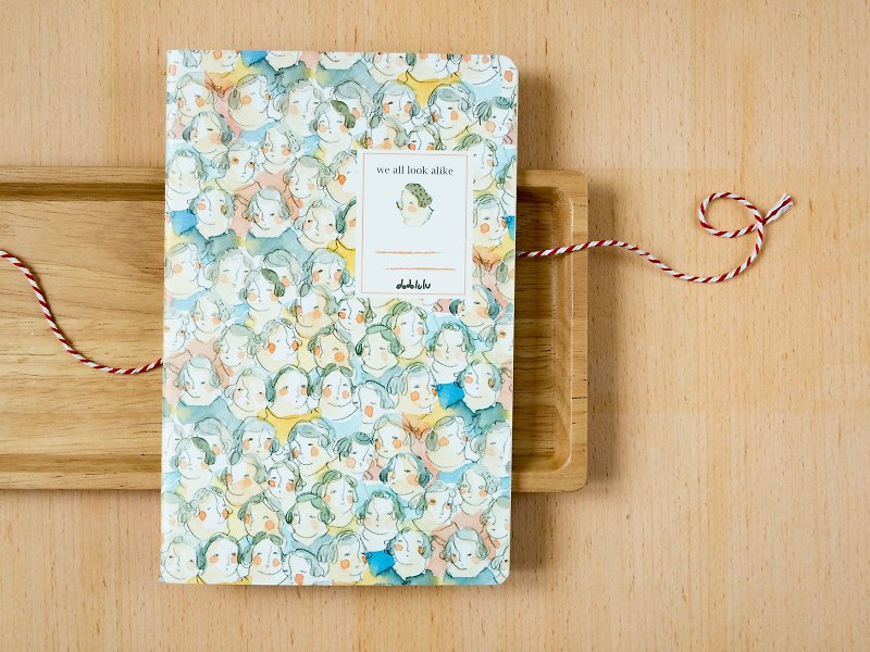 we all look alike  notebook/ journal/ lined page diary - Notebooks & Journals - Paper Multicolor