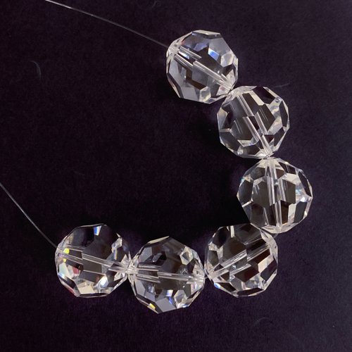 Edith & Jaz スワロフスキー クリスタル ビーズ 20mm (6個セット Edith & Jaz スワロフスキー クリスタル ビーズ 20mm (6個セット