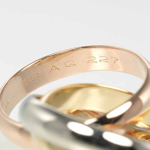 日本直送】カルティエ トリニティ 10号 リング 指輪 3.8mmバンド