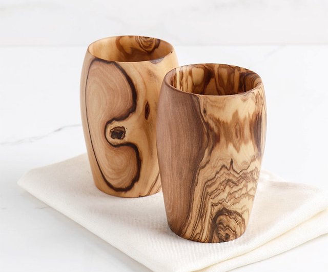 Handcrafted Olive Wood Cup 200ml