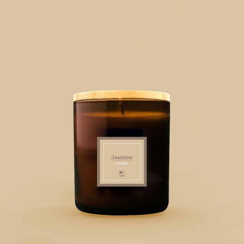 Jasmine Green Olive Plant Candle 220g - เทียน/เชิงเทียน - ขี้ผึ้ง 