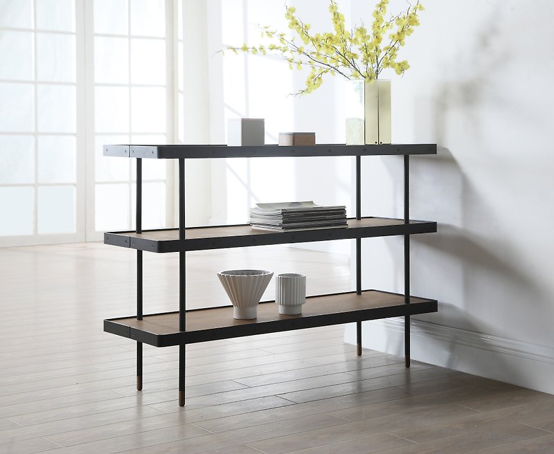 camino GABRIEL Display Shelf /Book Shelf - Bookshelves - Wood Brown