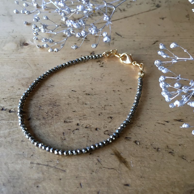 Sparkling pearlite bracelet - Bracelets - Gemstone Gold