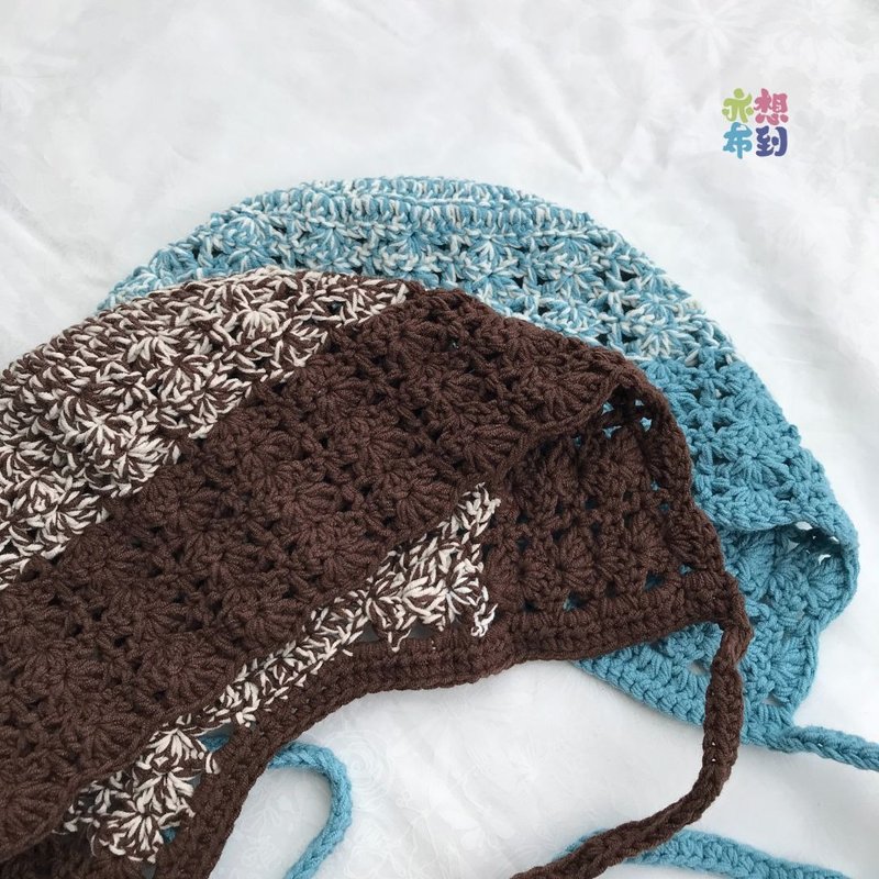 【亦想布到】復古鉤針荷蘭少女帽 - 帽子 - 棉．麻 
