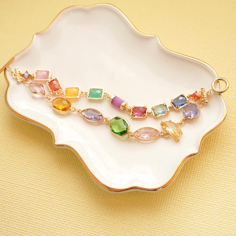 Candy Bracelet - Bracelets - Glass Multicolor