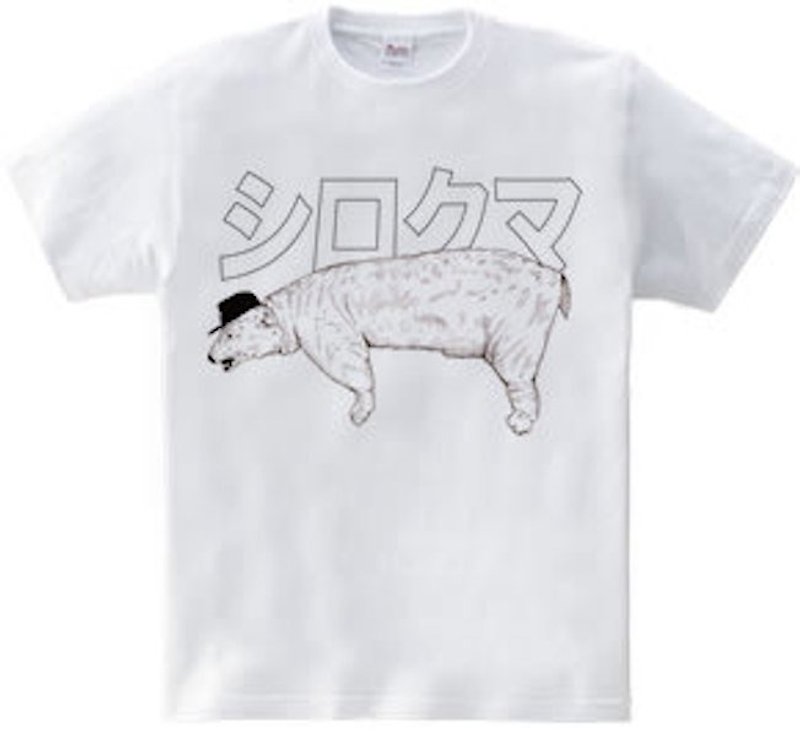 Polar bear (T-shirt kids size) - อื่นๆ - ผ้าฝ้าย/ผ้าลินิน ขาว